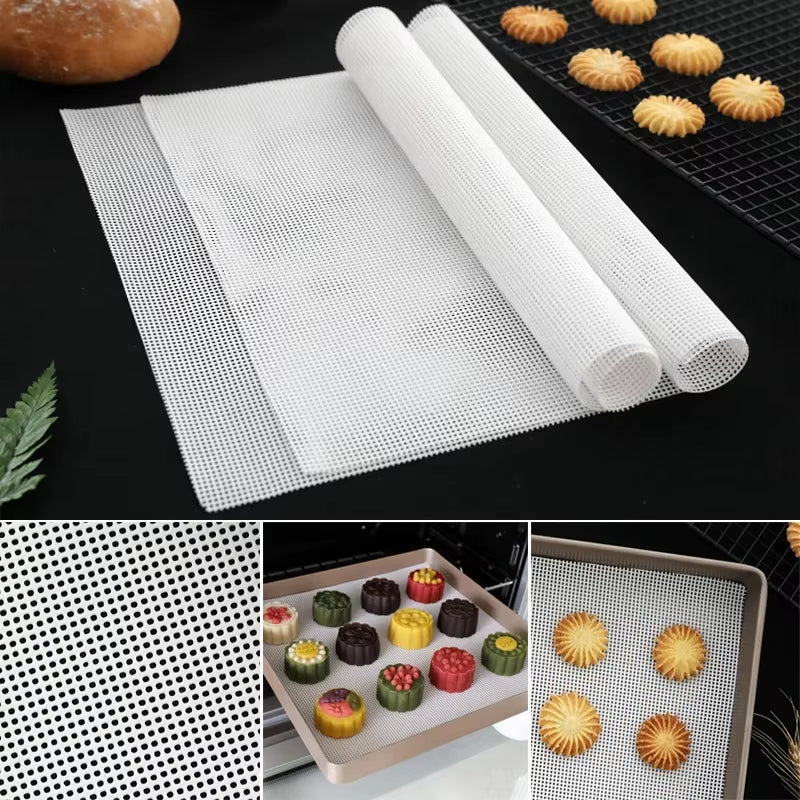 Silicone Baking Mat 6 Sizes Pastry Baking Oilpaper Heat-Resistant Pad Silicone Steamer Non-Stick Dim Sum Paper Pad Kitchen Tools